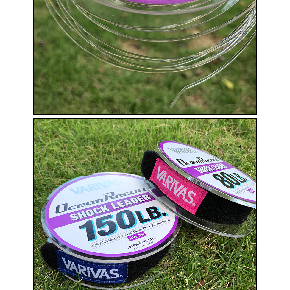 Original VARIVAS OCEAN RECORD Fishing Line 50M/30M  35LB-370LB NYLON Line Tuna specific Sea fishing 