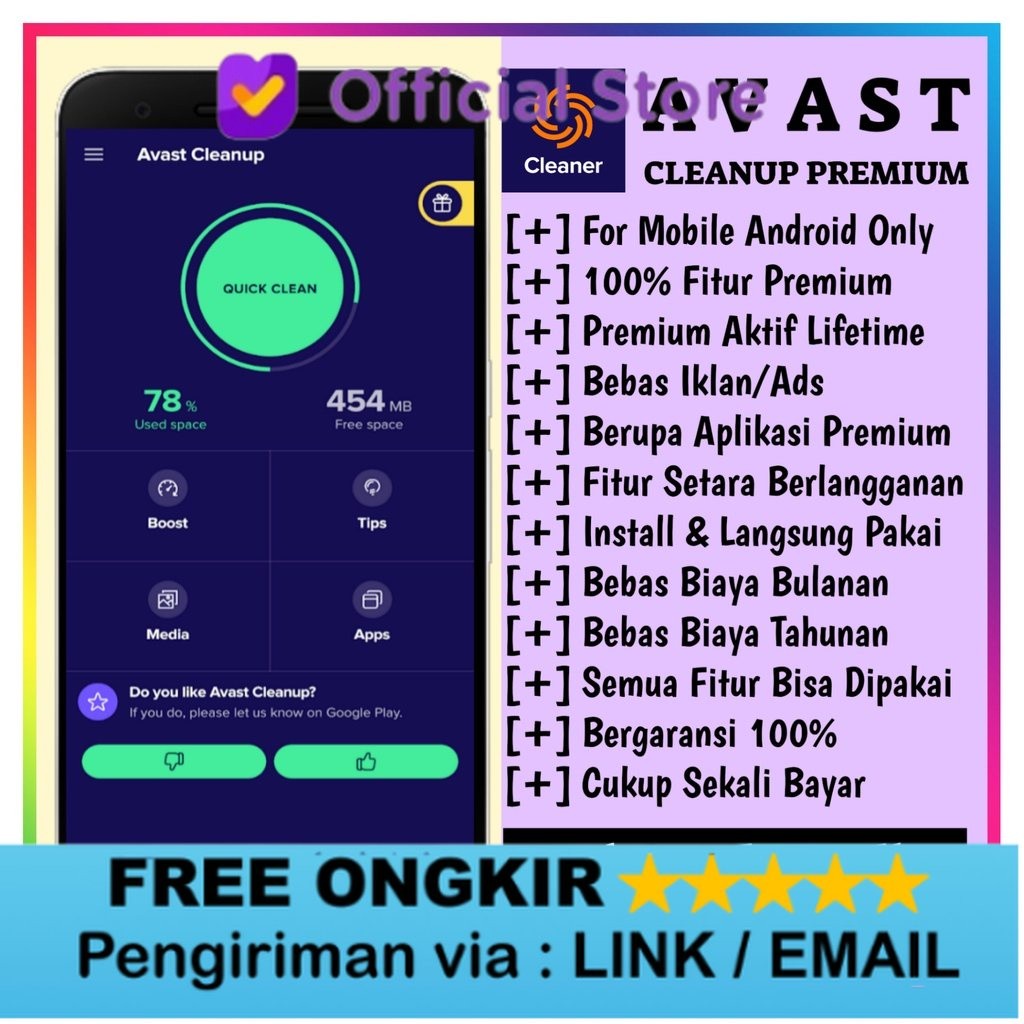 Avast Cleanup Premium Android Lifetime