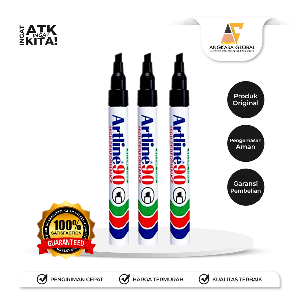 

ARTLINE 90 SPIDOL PERMANEN/ PERMANENT MARKER EK-90 (1LSN /12PCS)