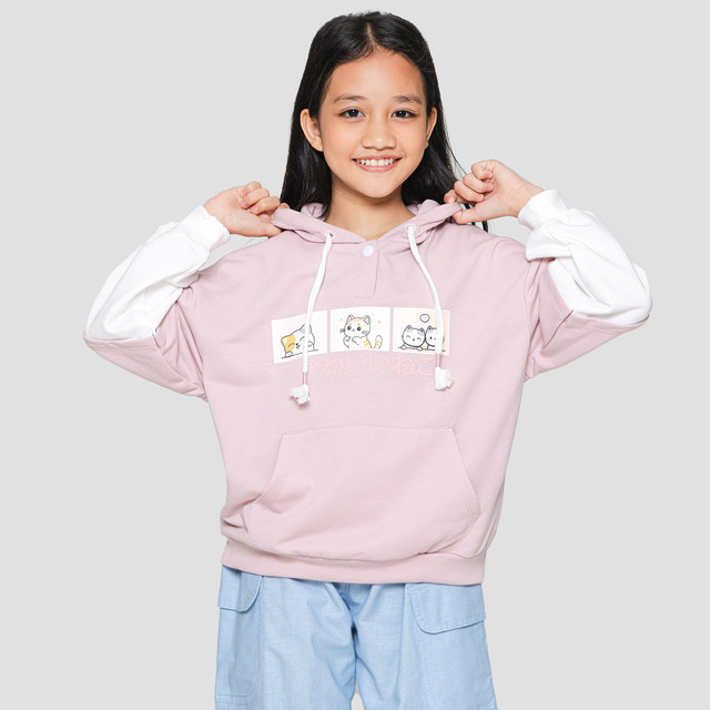 Nevada Kangaroo Hoodie Sweater Anak Perempuan 121832410