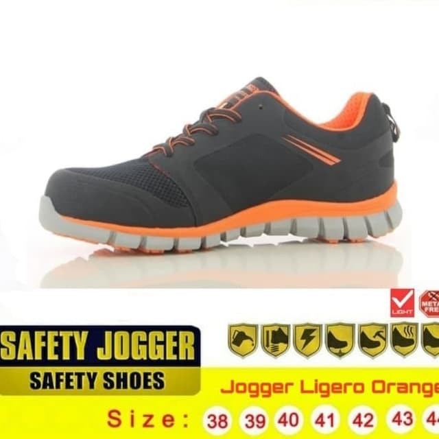 JOGGER SAFETY SHOES/SEPATU SAFETY JOGGER LIGERO ORANGE SAFETY JOGGER