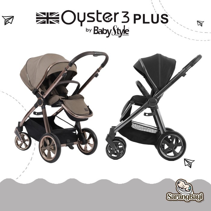 Oyster3 Plus / Oyster 3 + Stroller / Kereta Dorong Anak