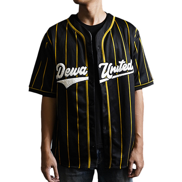 Dewa United Jersey Stripes Baseball Black 2025