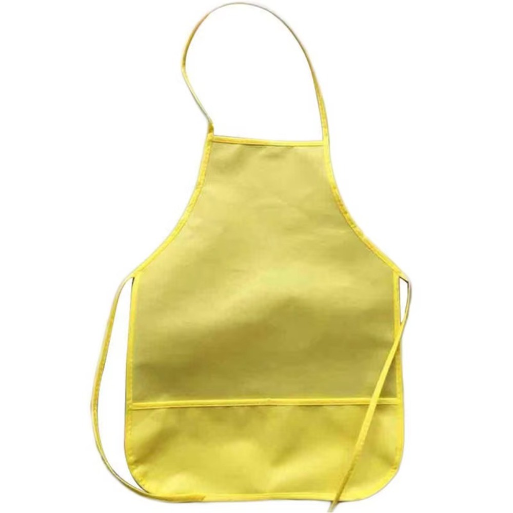 

2pcs for Children Aprons With Pockets Kitchen Classroom Arts Crafts Painting Plain Design