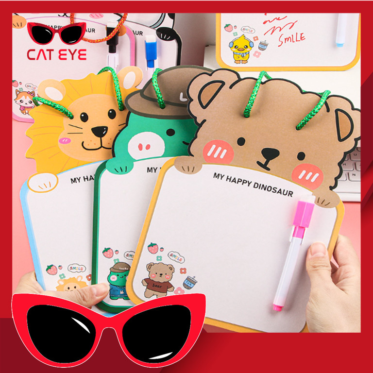 

PROMO - 5941 Papan Tulis Mini Anak Karakter Lucu / Papan Tulis Anak Free Spidol Bisa Dihapus Dan Tali Gantung / Papan Tulis Mini