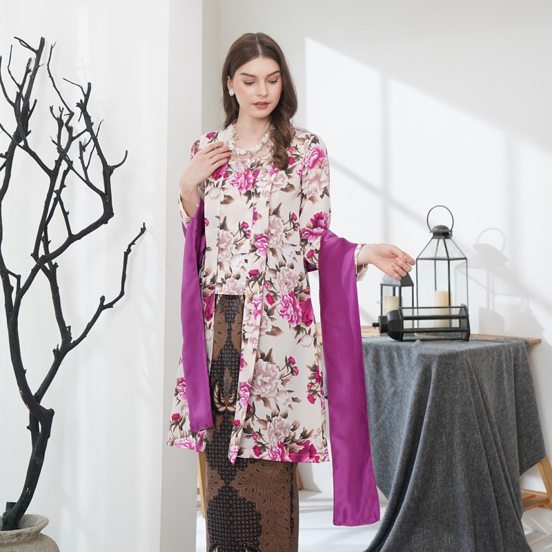 LURIK Kebaya Kutubaru Vintage/Kutubaru Bunga/Kebaya Kembangan/Baju Kondangan Jumbo