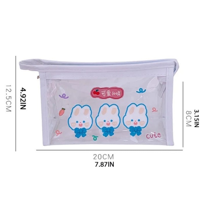 

Korea style pensil box organizer kotak pensil Kawaii lucu - Picnic bunnyb