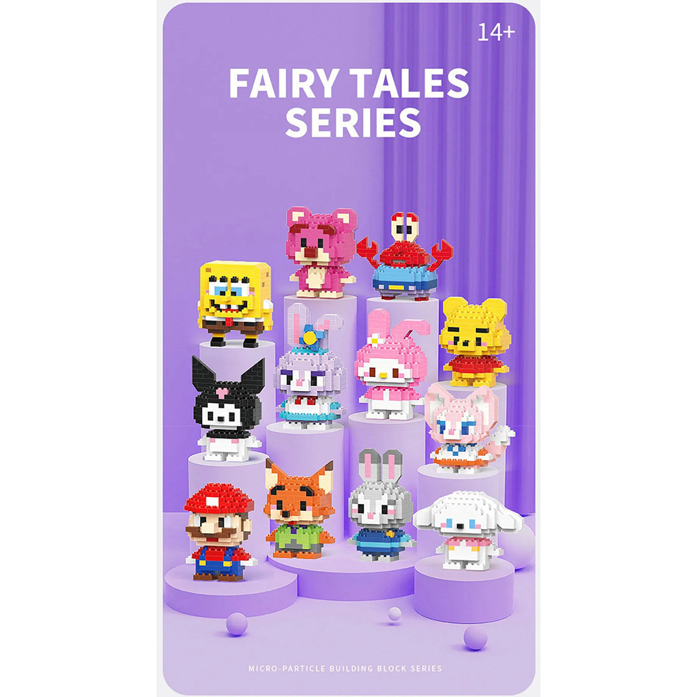 

BRICKS Mainan Balok Susun Karakter Lina Bell LEGO Figure 214PCS - W2601-06