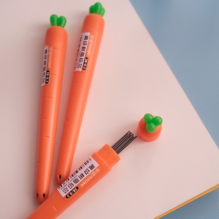 

Isi pensil mekanik 2B tip 0.5 Impor Bentuk Unik Jagung & Wortel Anak