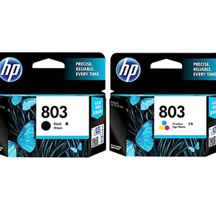 Cartridge HP 803 Black - Color for Deskjet 1110 1115 2130 3630 / Envy 4520 3830 4650