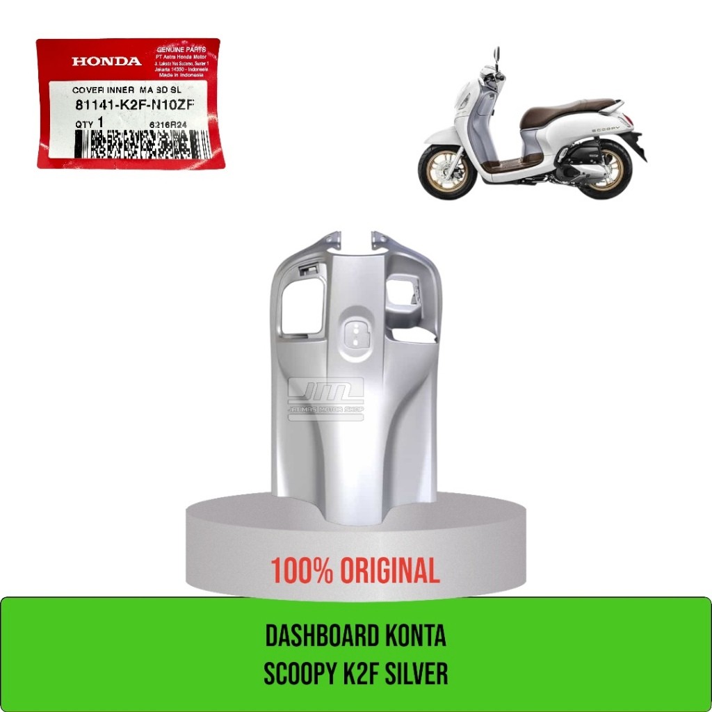 Cover dashboard kontak scoopy K2F silver 81141-K2F-N10ZF