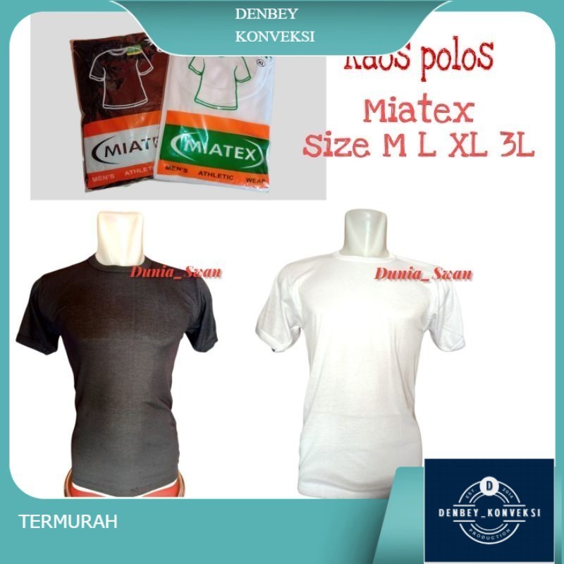 Daleman kaos oblong / Singlet miatex oblong / kaos pria / Kaos oblong