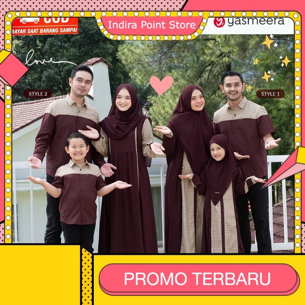 [KILAT LAUNCH] Sarimbit 2025 Terbaru Yasmeera CORDOVA MAROON Yasmeera Sarimbit Terbaru 2025 Sarimbit