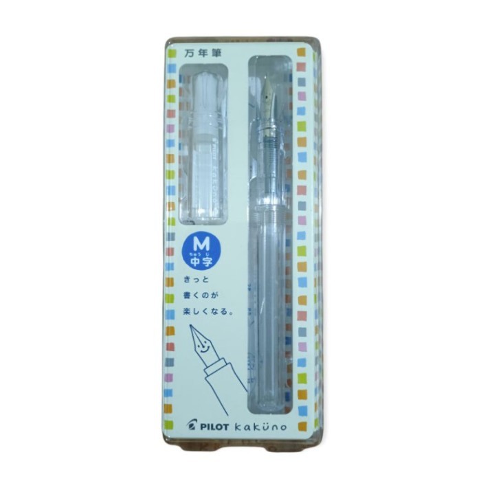 

PILOT KAKUNO Fountain Pen EF/F/M Clear FKA-1SR - Fine (F)