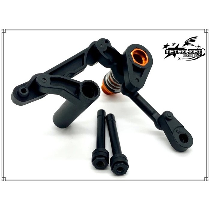 HPI Savage XL 5.9 GTXL-6 - STEERING SET (BELL CRANK) x servo saver HPI 160102
