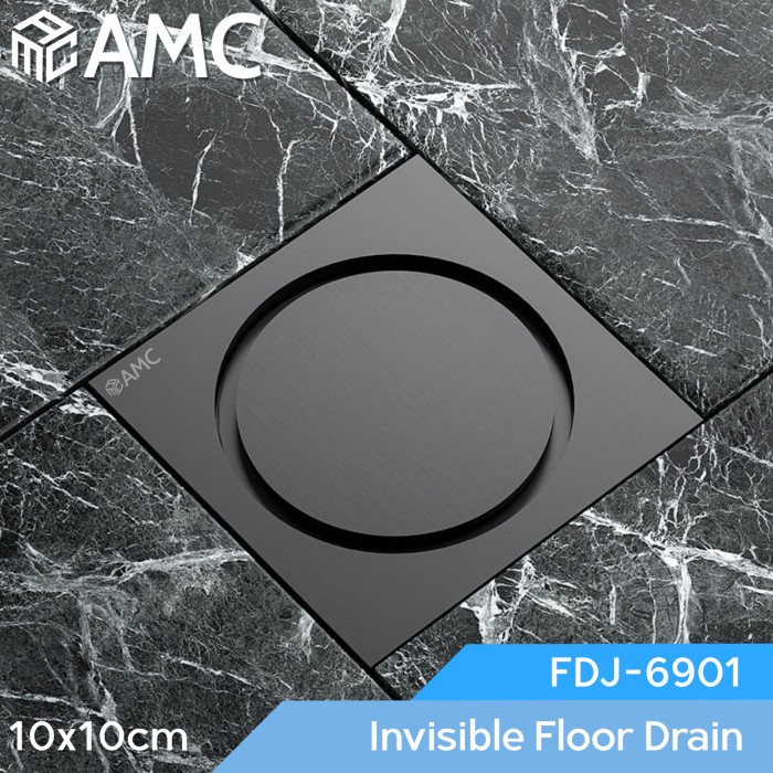 AMC FDJ 6901 Invisible Floor Drain Saringan Got Kamar Mandi Anti Bau