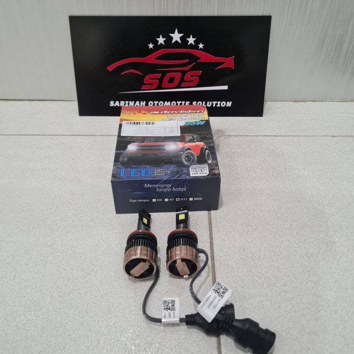 Bohlam H11 LED Autovision Tuner RS 3 Color