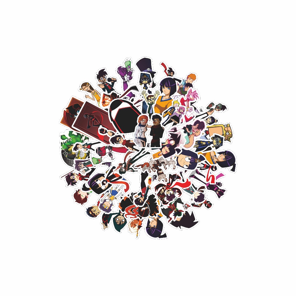 

COD✨ 50 Pcs Stiker Pack Motif Kartun Randy Cunningham 9th Grade Ninja Lucu Aesthetic Vynil Waterproof untuk Freebies Sticker Buku Journal Casing HP Laptop