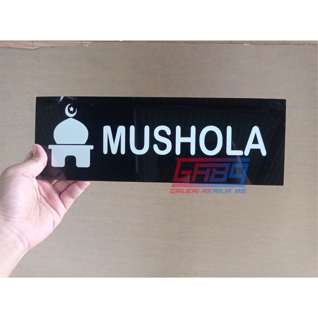 Mushola Sign | Sign Akrilik Mushola | Sign Board Mushola