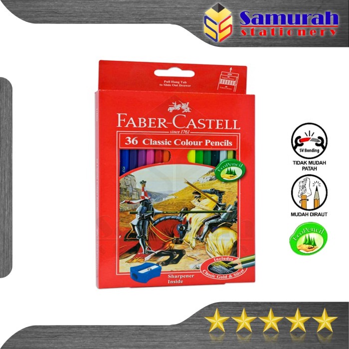 

[Best Seller] Pensil Warna Faber Castell 36 Warna Classic Color Pencil Faber-Castell