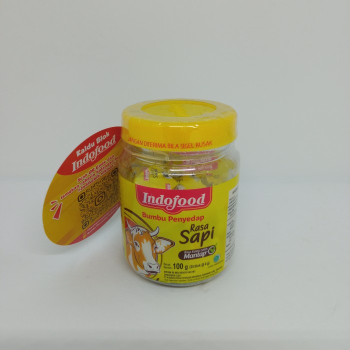 

INDOFOOD BUMBU PENYEDAP SAPI CUBE 100GR