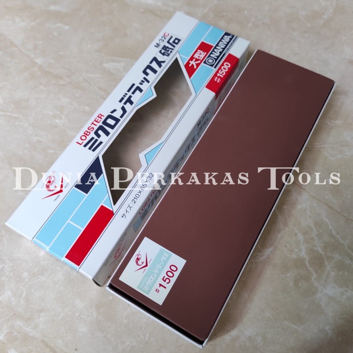 Batu Asah NANIWA Sharpener Stone Grit 1500 Batu Asah Cap Udang