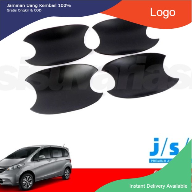 cover outer mangkok pintu hitam doff Honda Freed  Aksesoris mobil