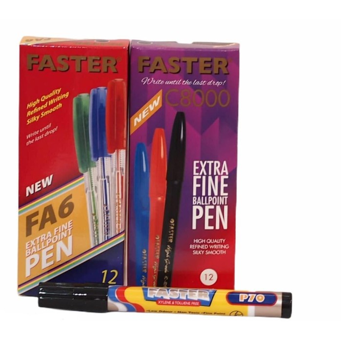 

[Terbaru]Promo Faster Bundling Faster FA6 + Faster C8000 + 1 pc Faster P70 hitam