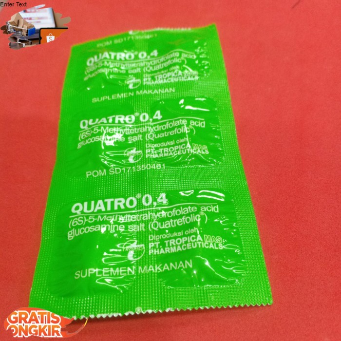 ready QUATRO 0,4 suplemen makanan original