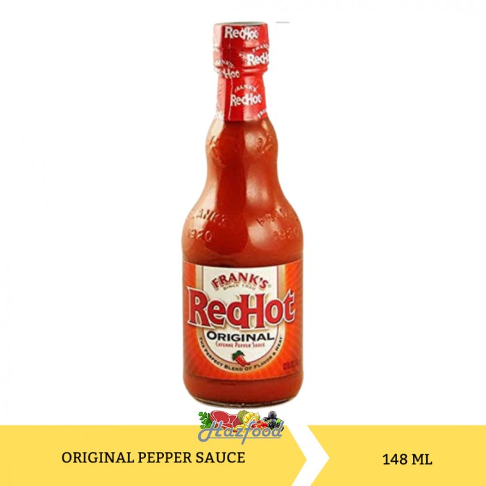 

Frank's RedHot Original Cayenne Pepper Sauce Franks red hot saus 148ml