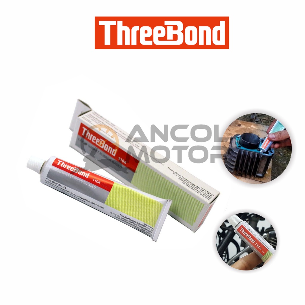 Threebond Lem Gasket  1104 Eco 25gr Liquid Sealer Paking Motor