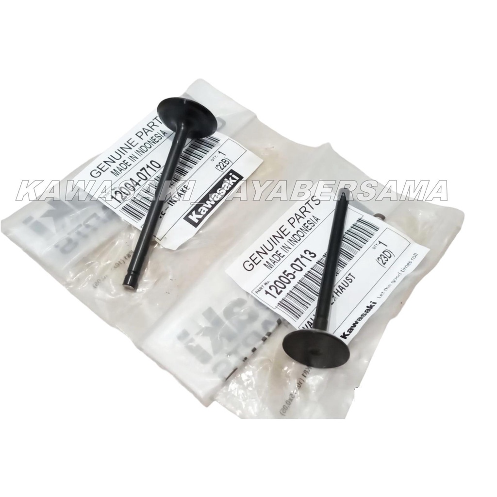 Payung Klep Set IN EX keluar masuk Klepset Klep Valve Zx 130 Zx130 original kawasaki 12005-0713 & 12