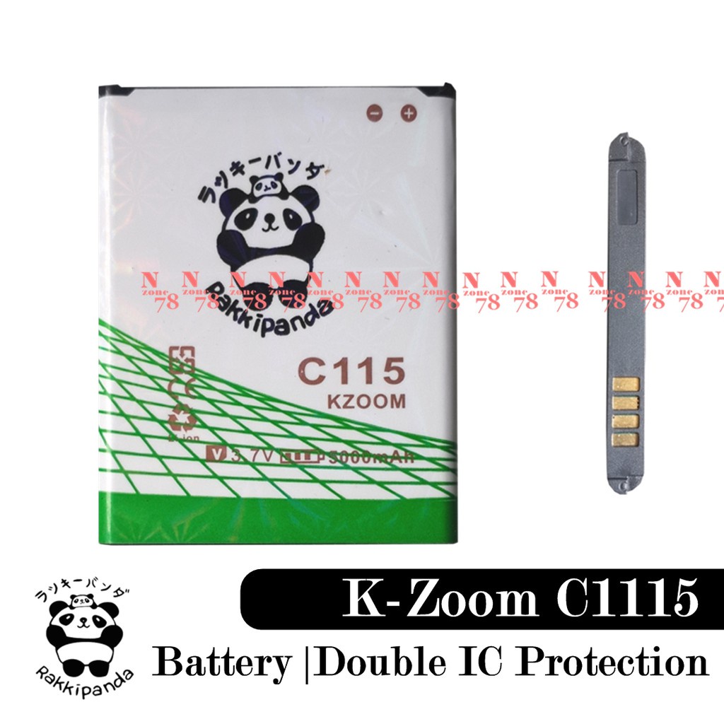 [ R/K ]- BATTERY Baterai Rakkipanda For Samsung KZoom K Zoom C111 C115 Double IC Protection