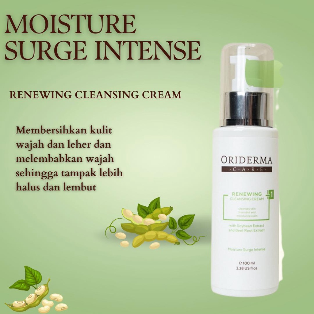 Oriderma Care Moisture Surge Intense Renewing Cleansing Cream