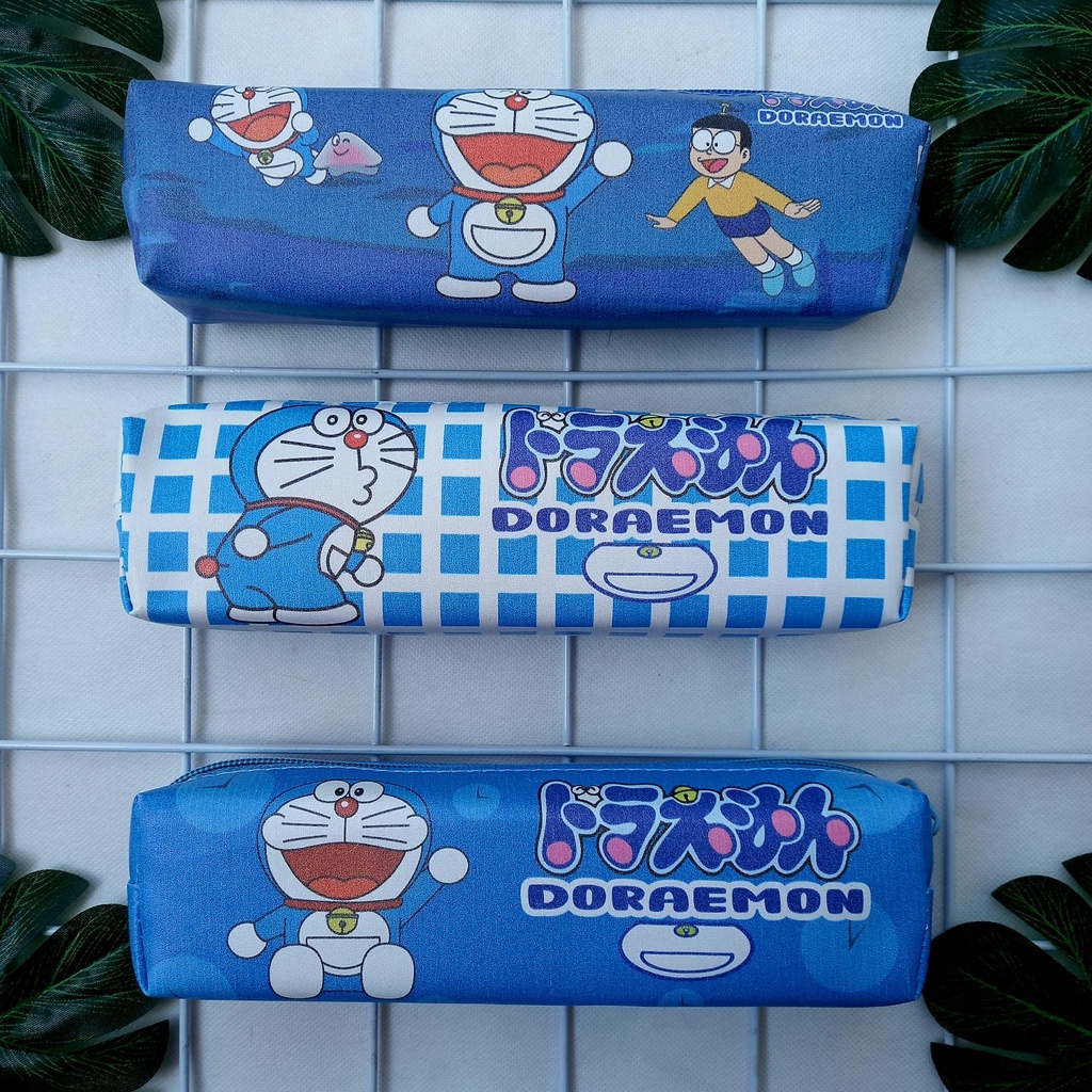

Ecer Kotak Pensil Tempat Pensil Kartun Lucu Motif Doraemon