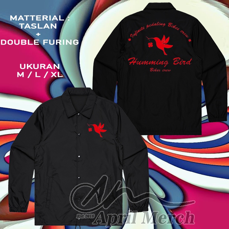 jaket coach Windbreaker Humming Bird Crew 898 - RedMerch - Red Merch