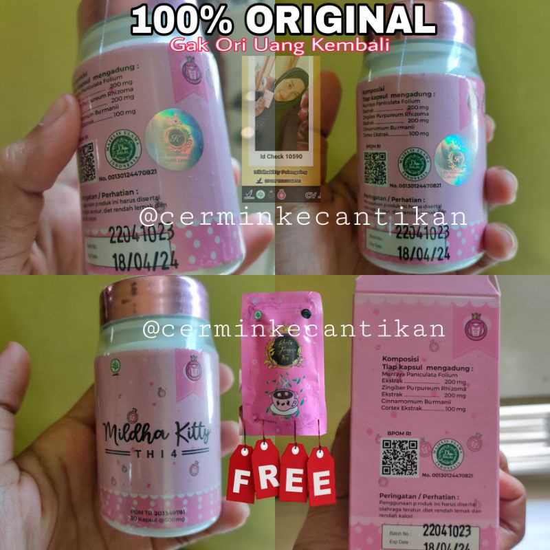 [Free Teh] PELANGSING AMPUH MILDHAKITTY BPOM JAMINAN ORIGINAL/ MILDHAKITTY PELANGSING / PELANGSING M