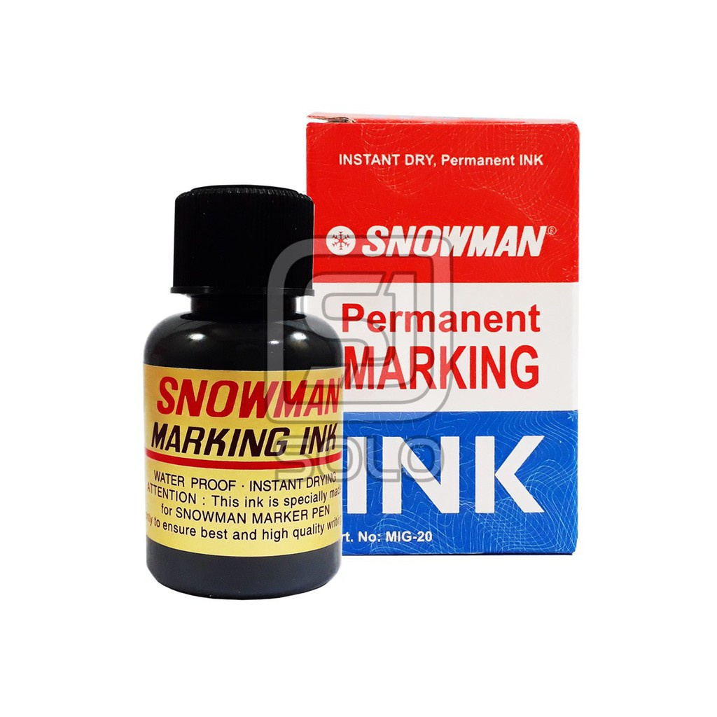 

REFIL SNOWMAN PERMANENT Isi Ulang Tinta Spidol Snowman