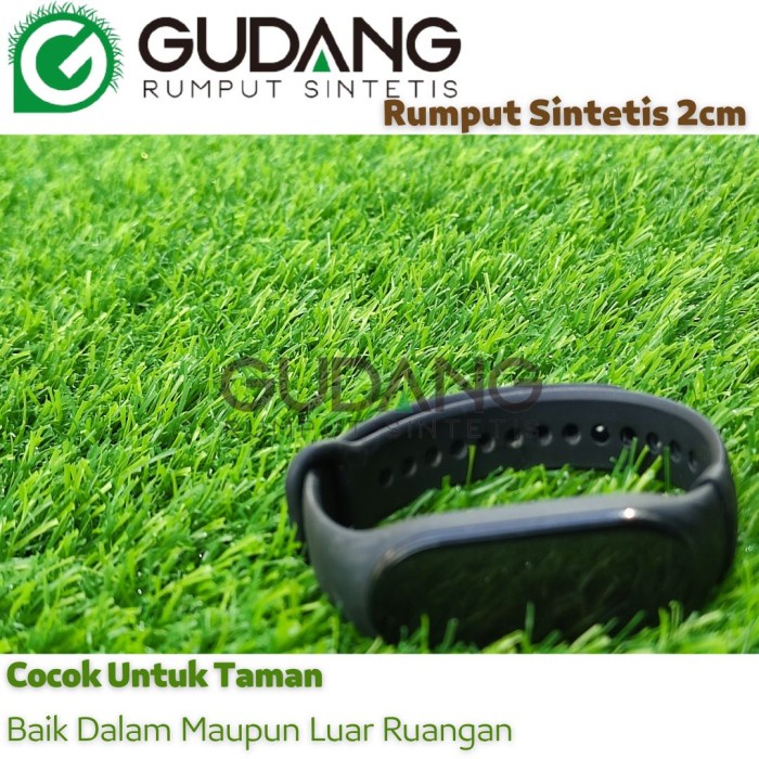 Rumput sintetis 2CM rumput palsu, 1ROLL 2 Meter X 25 Meter