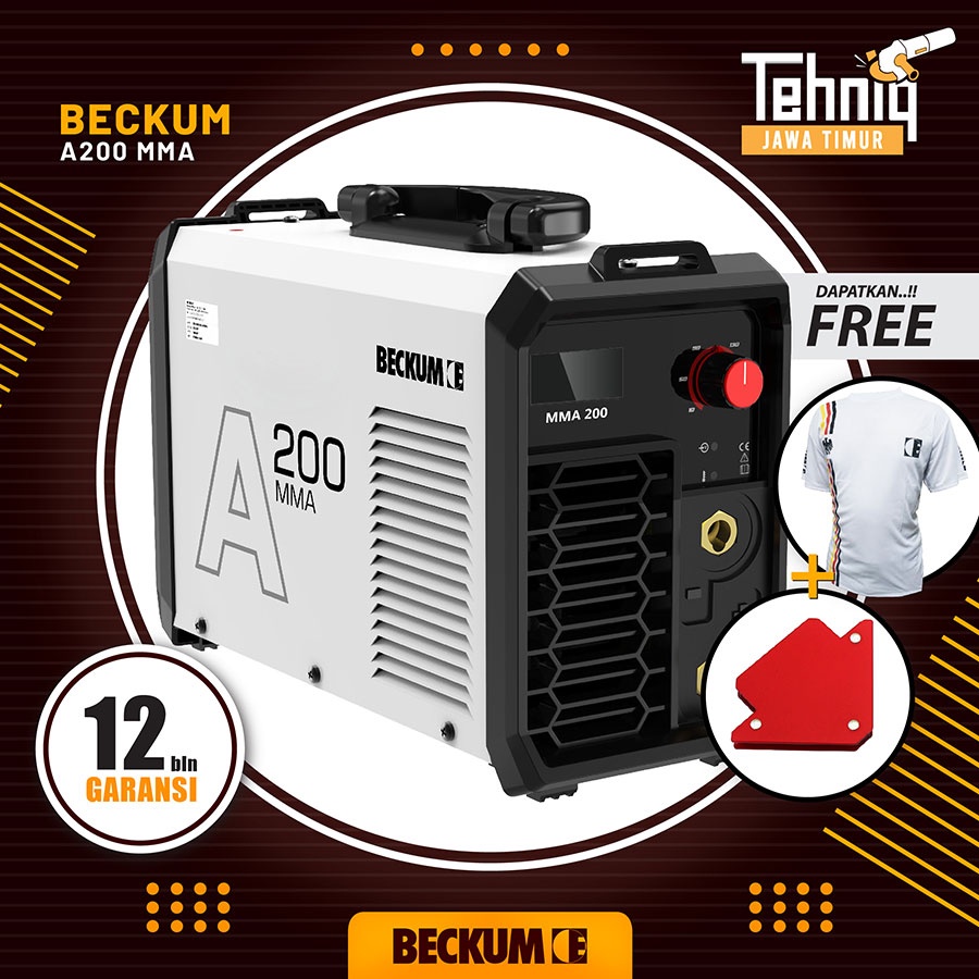 MESIN LAS LISTRIK BECKUM A MMA 200 / TRAFO LAS