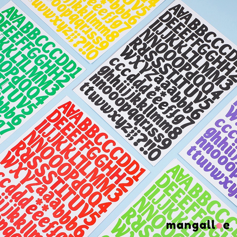 

Stiker ,alfabet kombinasi warna-warni,stiker diy ,stiker cangkir air dekorasi komputer stiker, tahan air -MG
