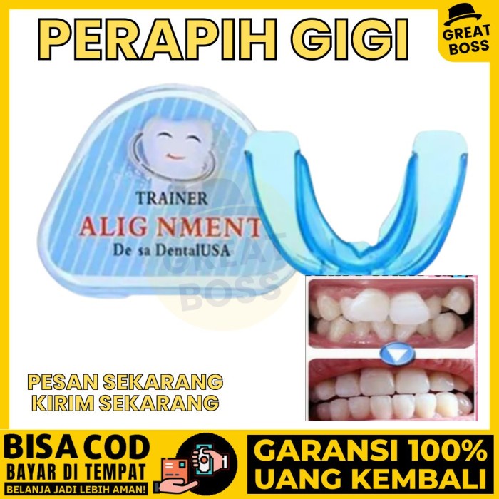 PERAPIH GIGI TONGGOS RENGGANG MERATAKAN GIGI TEETH TRAINER ALIGNMENT