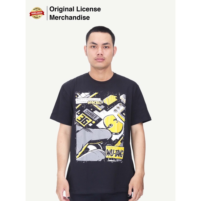 Kaos Baju Dewasa Pria Wanita Katun Import Band Musik WU TANG CLAN Original Invincible