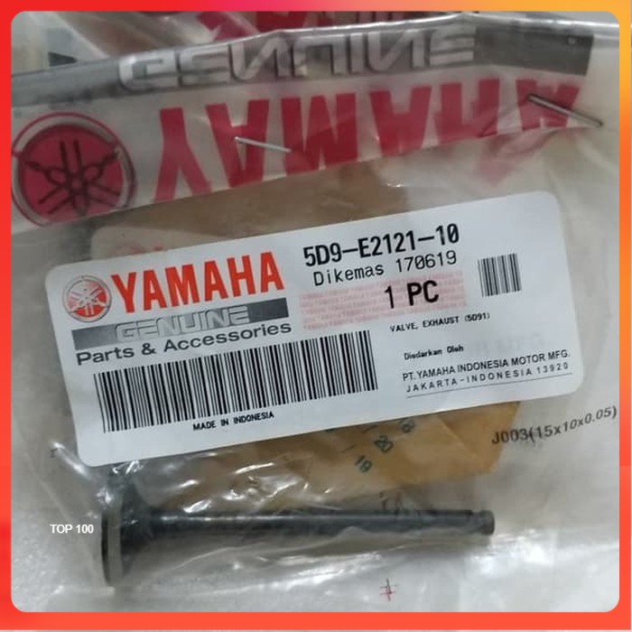 DM135 Valve Klep Ex Keluar Yamaha Vega ZR Jupiter Z 2010 5D9-E2121-10 ORIGINAL