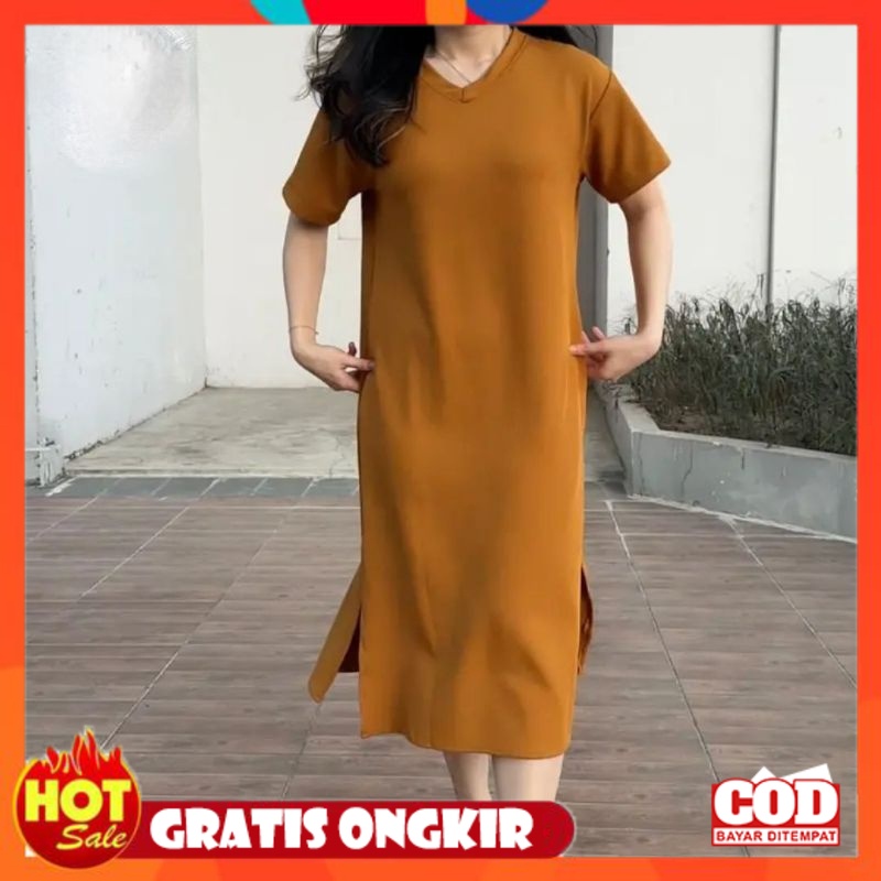 KAIN ADEM HALUS TEBAL / VIVIAN MIDI DRESS KNIT