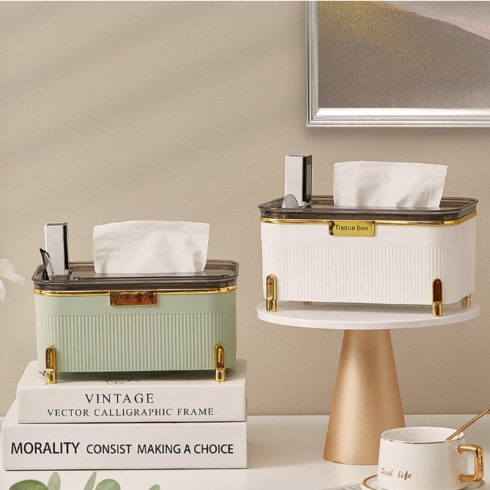Morgan Tissue Box Nordic Kotak Tissue - White