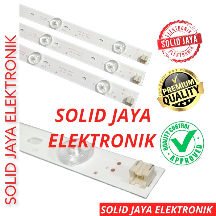 BACKLIGHT TOSHIBA 32P2300 VJ 32P2300VJ 32 P 2300 8K 3V BL LAMPU LED TV