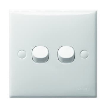 CLIPSAL SCHNEIDER S-Classic Saklar 2Gang 2tombol 2Gang 2Way Switch IB MJ27