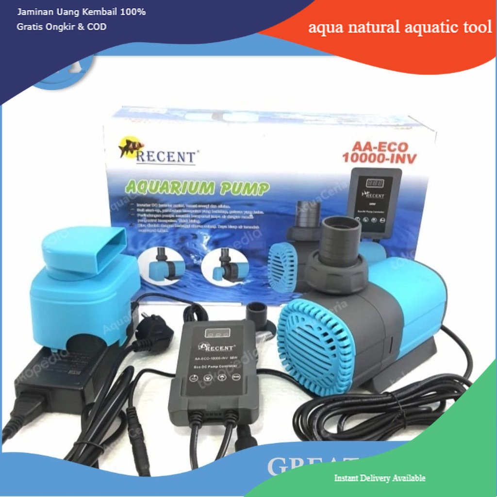 pompa celup kolam ikan kelas dewa recent AA ECO INV 10000