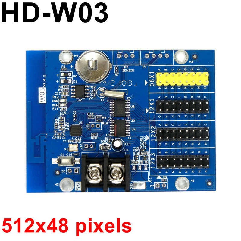 Controller Huidu HD-W03 W03 Wifi Panel Modul LED P10 P4.75 P7.62 Running Text HD-W00 W00 HD-W60 W60